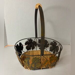 Metal fall basket